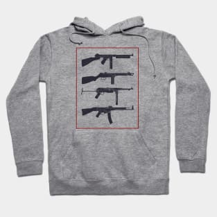 WW2 Iconic Weapons Hoodie